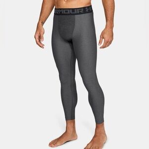 UNDER ARMOUR Men’s HeatGear Compression Running Tight Pant in Gray Size L NWT